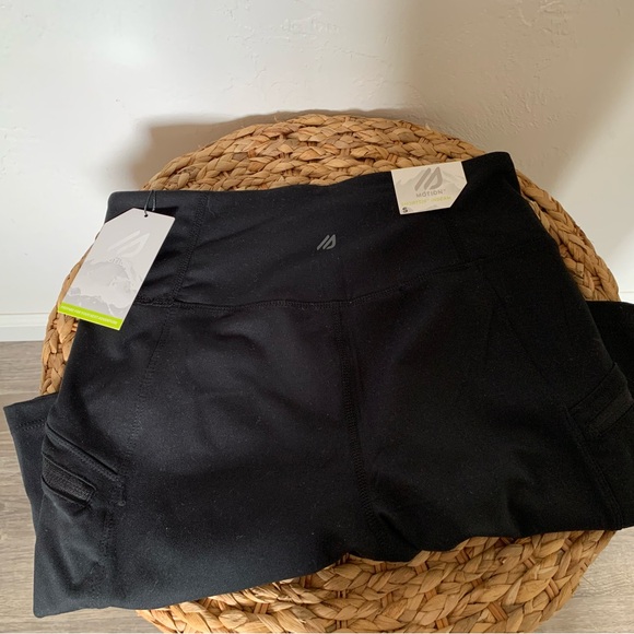 Eddie Bauer Motion NWT Running or Biking Spandex Shorts - Black - Picture 5 of 6